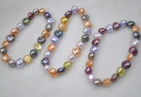 Wholesale 10 pieces 9*10mm Baroque freshwater pearl bracelets