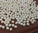 wholesale lots mix Various rice half drilled Loose Freshwater pearl