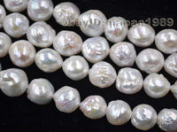 wholesale fine luster 11-14mm Natural Furrow Kasumi white pearl string