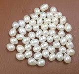 wholesale lots mix Various rice half drilled Loose Freshwater pearl