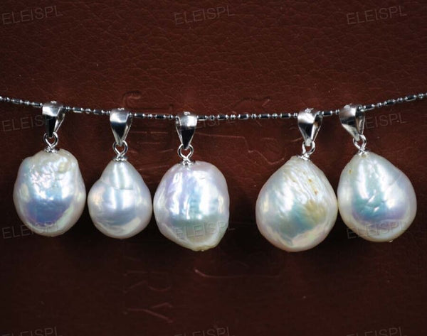 wholesale 12 PCS mix 12-14mm white Kasumi cultured pearl Pendants