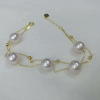 G18K chain fine pearl jewelry various fashion style bracelet 3 options