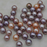 loose real pearl natural colors furrow Kasumi pearl jewellry near 10mm