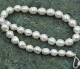 wholesale 9.5-12mm luster furrow freshwater pearl strand Q30168