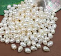 wholesale lots mix Various rice half drilled Loose Freshwater pearl