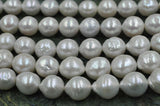 wholesale 9.5-12mm luster furrow freshwater pearl strand Q30168