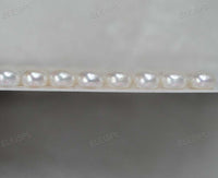 Stunning Wholesale 96 PCS (1card) white half drilled Freshwater Pearl