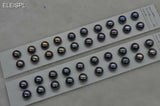 Lots half hole mix black freshwater loose pearl option 7mm 9.5-10mm 10.5mm