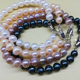 Near Pearls Wholesale 10 Sets white pink purple black FW pearl Necklaces Bracelets free earring