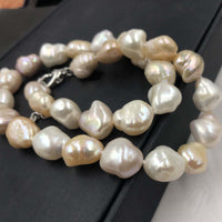 [ELEISPL]  AA Multi Luster Baroque Freshwater Pearl Women Jewelry Necklace #22010057