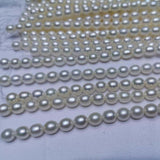 AAA++ Lots fine 6-7mm rice white freshwater pearl strings