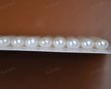 Stunning Wholesale 96 PCS (1card) white half drilled Freshwater Pearl