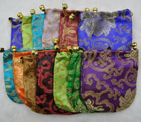 wholesale mix color silk pouches jewelry bags 11*11CM Free shipping Q71213010