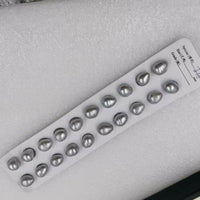 [ELEISPL] 10 pairs baroque drop 12-13*13-16mm grey half drilled freshwater pearl