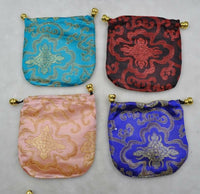 wholesale mix color silk pouches jewelry bags 11*11CM Free shipping Q71213010