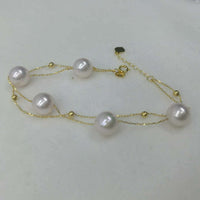 G18K chain fine pearl jewelry various fashion style bracelet 3 options