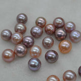 loose real pearl natural colors furrow Kasumi pearl jewellry near 10mm