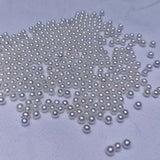 Fine small perl 3mm 4mm 5mm round freshwater half drilled pearls wholesale