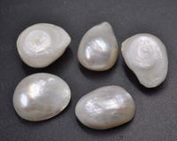 wholesale 50 PCS 12-15x16-19mm Undrilled loose Baroque freshwater pearl