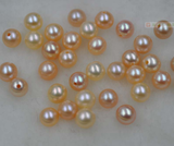 AAA 4.5-5mm round  freshwater pearl half drilled various colors item Q20151