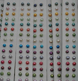 Gorgeous colors loose freshwater pearl button half drilled beads 5-6mm diy