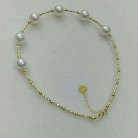 G18K chain fine pearl jewelry various fashion style bracelet 3 options