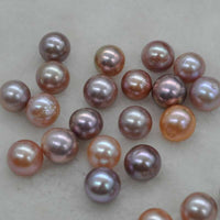 loose real pearl natural colors furrow Kasumi pearl jewellry near 10mm