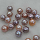 loose real pearl natural colors furrow Kasumi pearl jewellry near 10mm