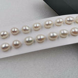 AAAA 7.5-8*9-10mm short rice loose freshwater pearl half drilled