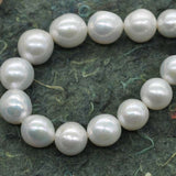 High luster natual furrow big Freshwater pearl strand 16" various option