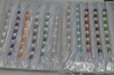 Newly wholesale 12 pieces 9-10mm button Freshwater pearl Bracelets mix beads