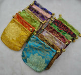 wholesale mix color silk pouches jewelry bags 11*11CM Free shipping Q71213010