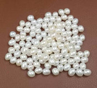 wholesale lots mix Various rice half drilled Loose Freshwater pearl