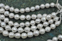 wholesale 9.5-12mm luster furrow freshwater pearl strand Q30168