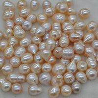 wholesale 50 pcs Baroque drop real freshwater pearl 11-13*13-17MM