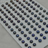 Lots half hole mix black freshwater loose pearl option 7mm 9.5-10mm 10.5mm