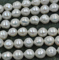 wholesale 9.5-12mm luster furrow freshwater pearl strand Q30168