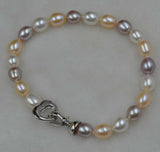 Wholesale Various 6 Pieces mix freshwater pearl bracelets Jewelry party gifts