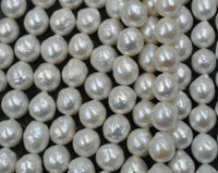 wholesale 9.5-12mm luster furrow freshwater pearl strand Q30168