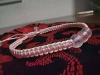 wholesale 20 pcs round beads handcraft knotted can adjust Bracelets for Girls (批发20件时尚水晶珠子手镯）