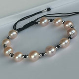 Wholesale Handcraft Jewelry Bangle FW Pearl Bracelets 8-9mm Cord style