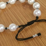 Wholesale Handcraft Jewelry Bangle FW Pearl Bracelets 8-9mm Cord style