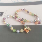 Lots 20Qty Genuins Fresh Water Cultured Pearl Bracelets Elastic Two-style Similar Multi-Colours Beads Girl's Jewellry