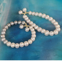 Wholesale Bracelets 15 Qty 8mm Freshwater Pearls Gifts Elastic Style Fashion Jewelry