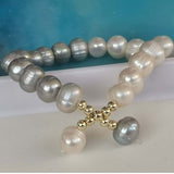 Wholesale Bracelets 15 Qty 8mm Freshwater Pearls Gifts Elastic Style Fashion Jewelry