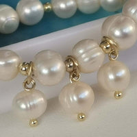 Wholesale Bracelets 15 Qty 8mm Freshwater Pearls Gifts Elastic Style Fashion Jewelry