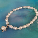 Wholesale Diverse Style Pendants Freshwater Pearl Bracelets 12 PCS 4-5mm Rice Beads