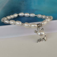 Wholesale Diverse Style Pendants Freshwater Pearl Bracelets 12 PCS 4-5mm Rice Beads