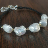 Natural Baroque Pearl Bracelet 8-10mm Reborn Women's Jewellry