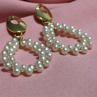 ELEISPL Hard Handcraft Jewelry Small Pearl Wholesale 16 Pairs Mixed Style Different G14KF 3-5MM FW Pearl Earrings